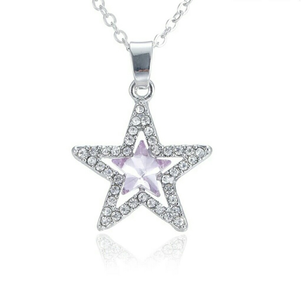 Star Independence Day Necklace Fourth of July